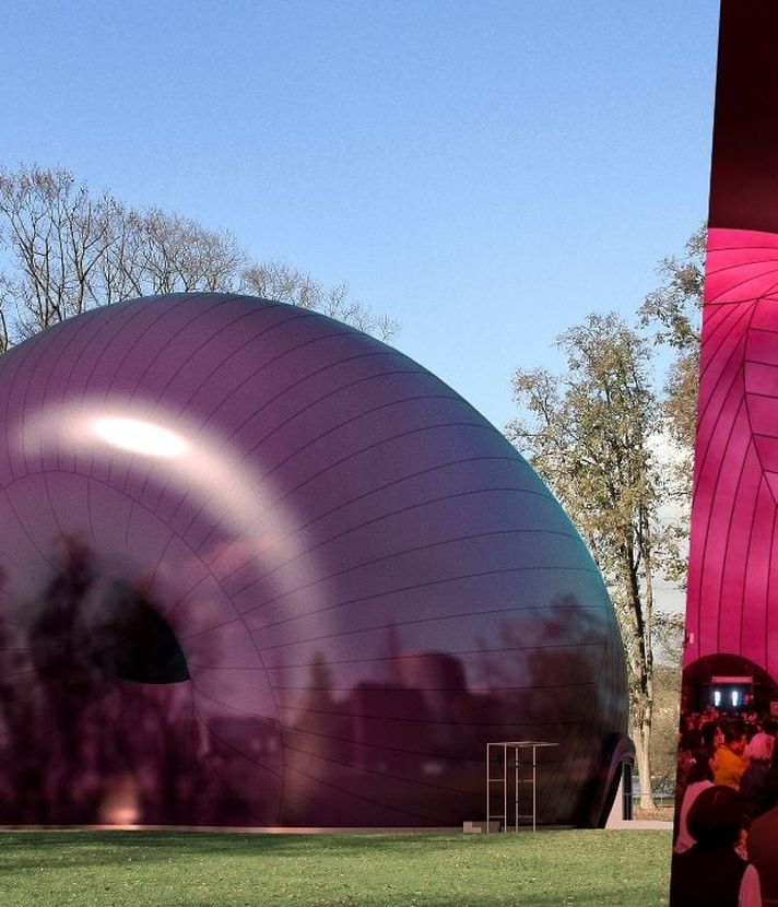 Darum steht auf der Lidowiese bald ein violetter Riesenballon