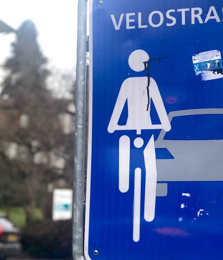 Zwei Jahre lang nicht vom Bund abgesegnet: Schild irritiert Velofahrer