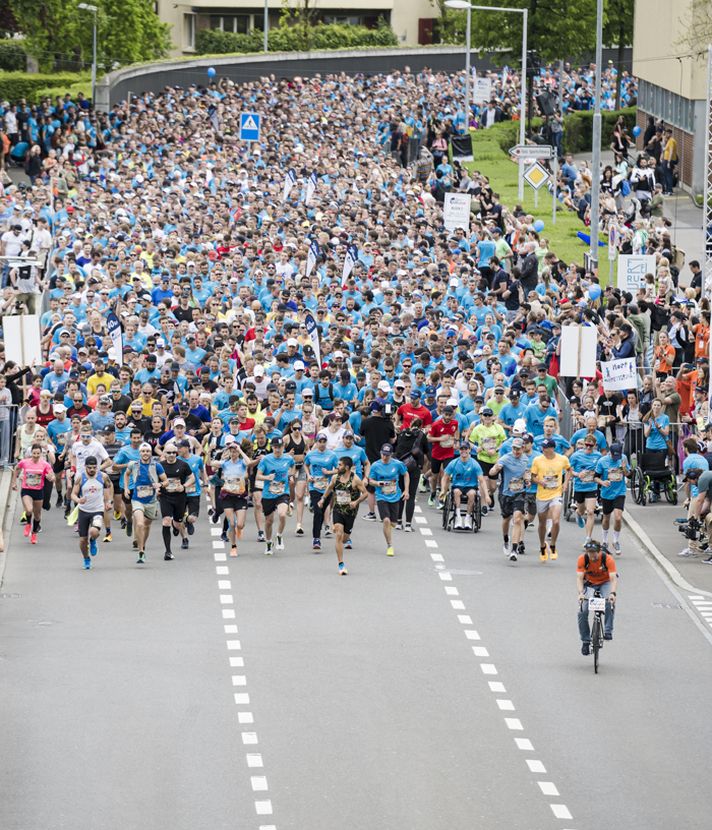 Tausende rannten in Zug beim «Wings for Life World Run»