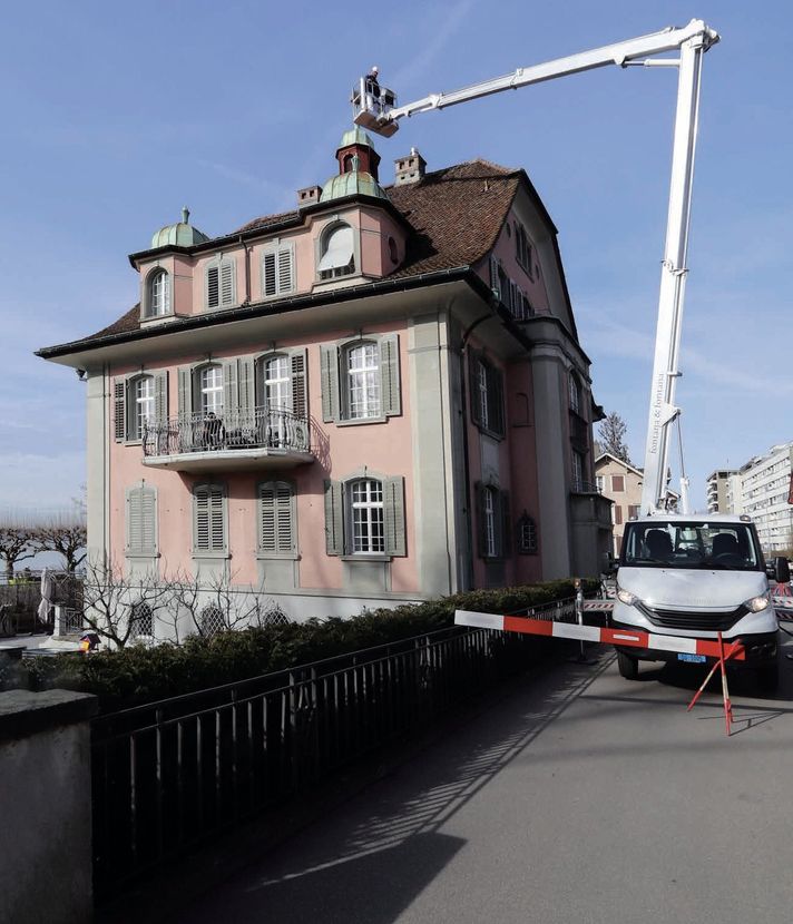 Denkmalgeschützte Zuger Villa erhält neue Hülle