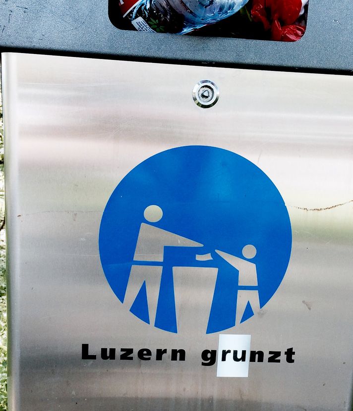 Zigarettenkippen verunstalten Luzern – gebüsst wird kaum einer