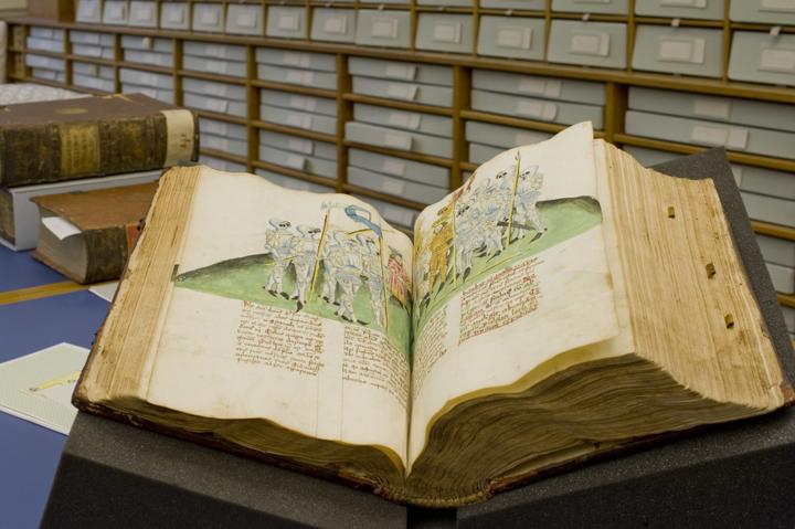 Eine von vielen Kostbarkeiten in der ZHB: Handschrift von Nikolaus von Lyra; Kommentar zum Buch Exodus, 1460