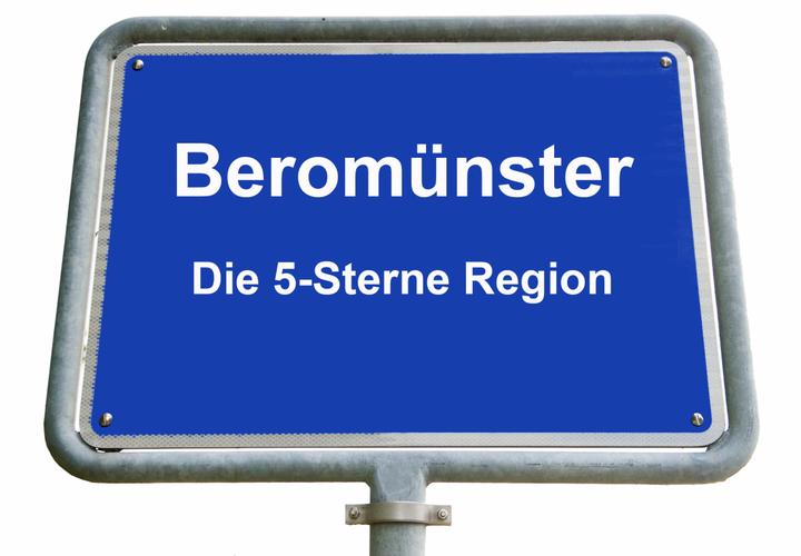 Der Claim entstand 2005 bei der Gründung des Vereins «Ortsmarketing 5-Sterne-Region-Beromünster». Zu Beginn umfasste diese Region sechs Gemeinden, die mittlerweile zu zwei Gemeinden fusionierten: Beromünster und Rickenbach.