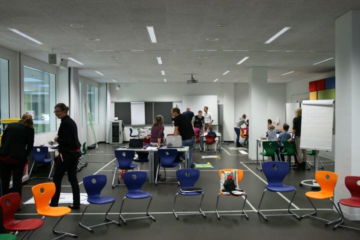 Die Lernwerkstatt in der Pädagogischen Hochschule Luzern neben dem Bahnhof Luzern. (zod)