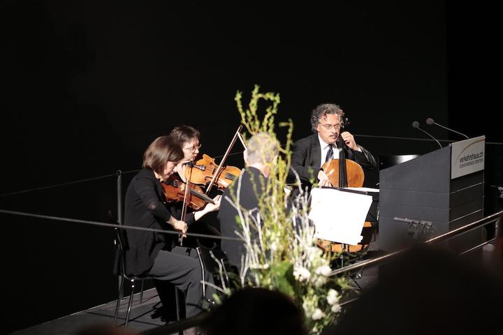 Das Carmina Quartett sorgte für musikalische Untermalung.