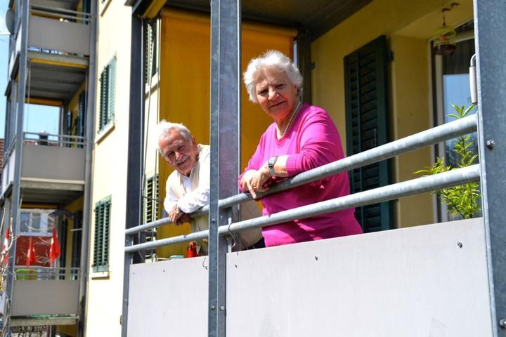 Giovanni und Antonia Bollettieri leben schon eine halbe Ewigkeit in ihrer Wohnung.