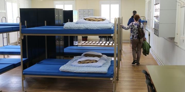 Das 28-Bett-Zimmer im Männertrakt ist der grösste Schlafraum im Asylzentrum Gubel.