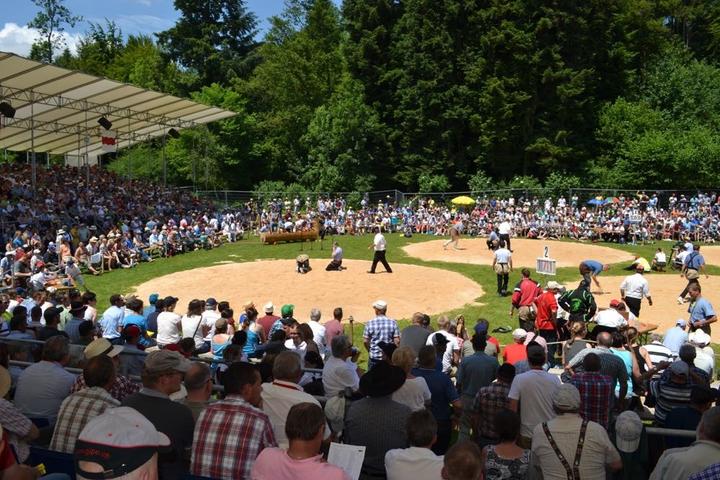 Rund 5’200 Besucherinnen und Besucher zog es am Sonntag ans kantonale Schwingfest in Inwil.