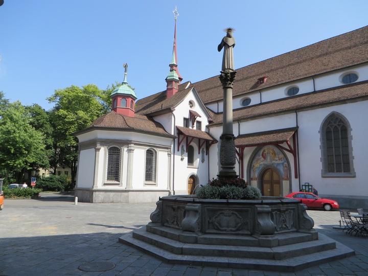 Seit bald 500 Jahren ziert der Barfüsser-Brunnen den Franziskanerplatz.