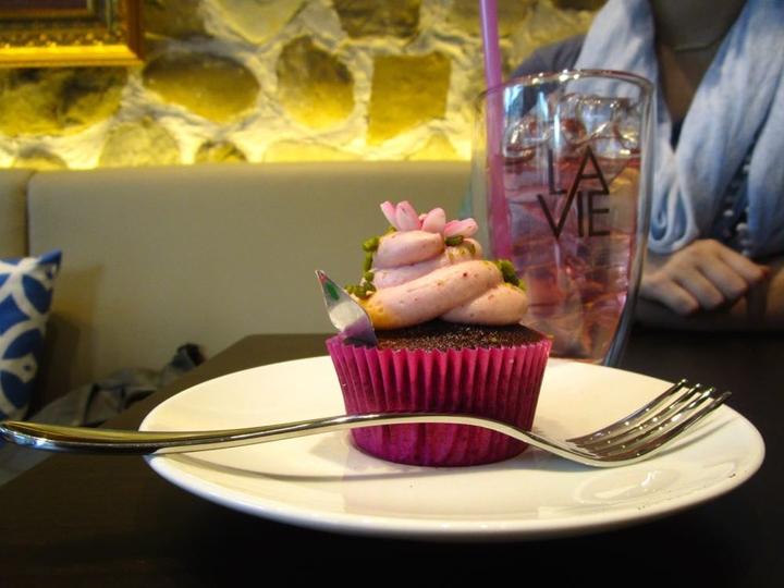 Cupcakes im «La vie en rose»