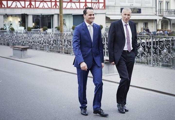Treten den Weg nach Bern gemeinsam an: Damian Müller (FDP) und Christoph Graber (CVP).