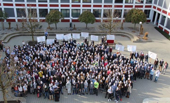 Eindrücke von der Protestaktion der Kantonsschule Luzern.