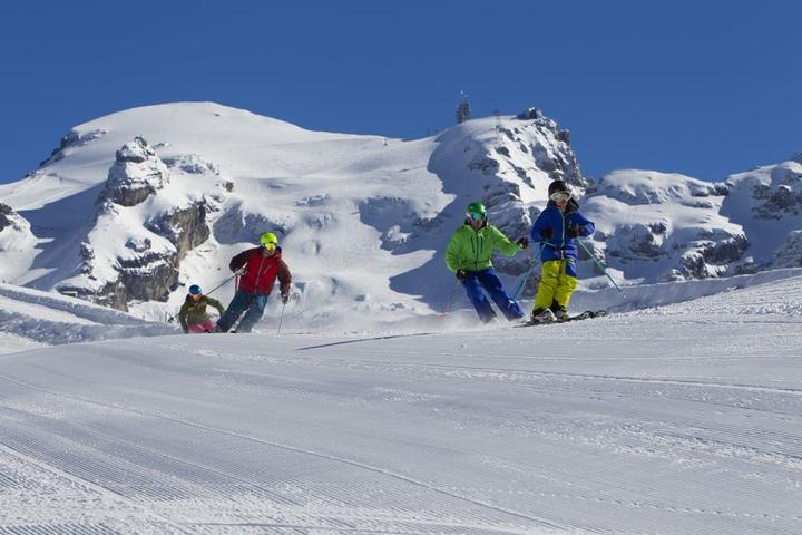Vor allem gute Skifahrer und Freerider kommen im Skigebiet Engelberg-Titlis auf ihre Kosten.