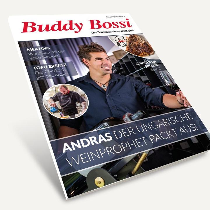 «Buddy Bossi»: Der Sommelier des Restaurants wird in Szene gesetzt.