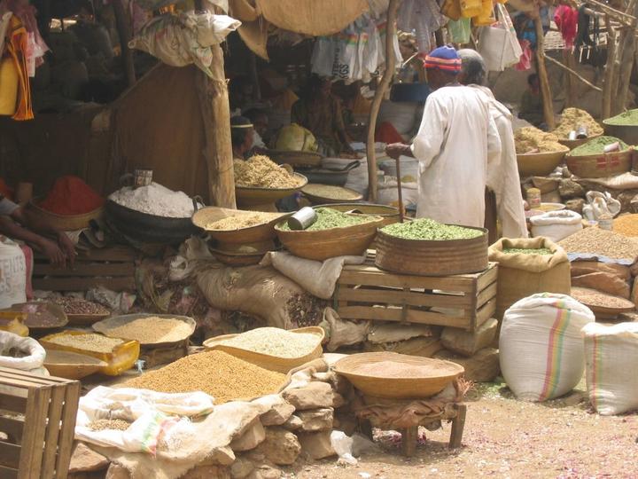 Ein typischer eritreischer Markt.