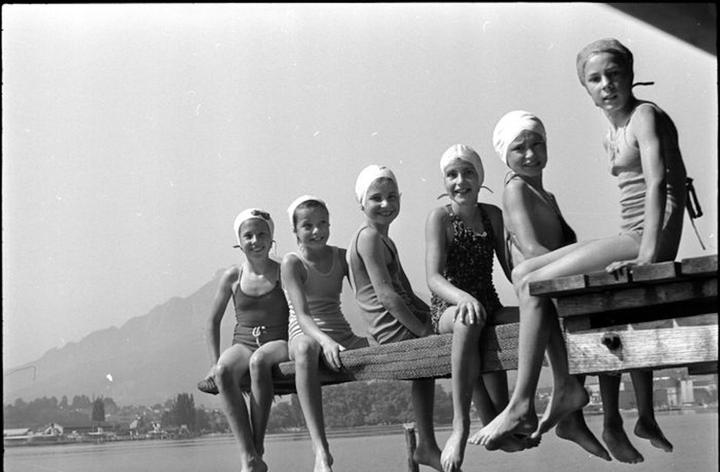 <p>Seebad Nationalquai, 1943 (Bild: Lisa Meyerlist)</p>