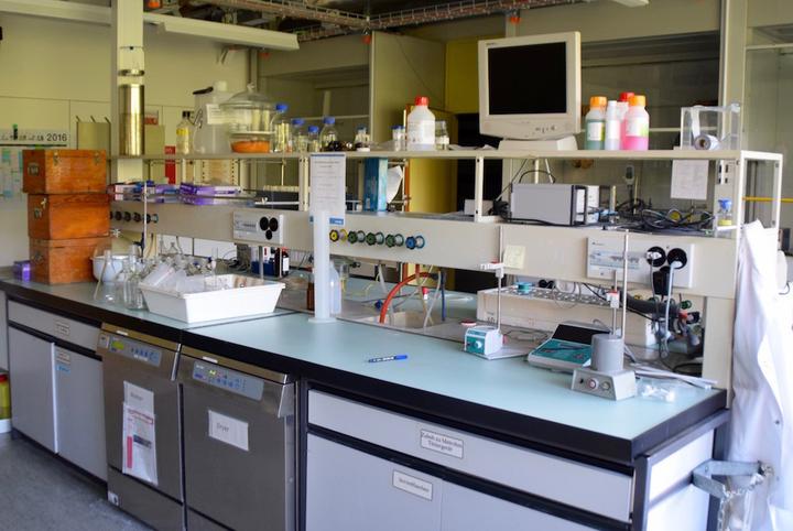 <p>So sieht ein Labor in der Eawag aus. (Bild: les)</p>
