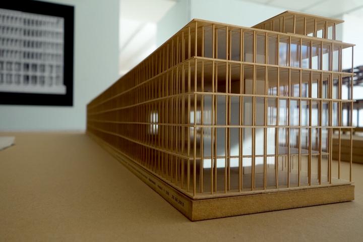 <p>Modell des Neubaus auf der Rösslimatt Luzern. (Bild: Gerold Kunz)</p>