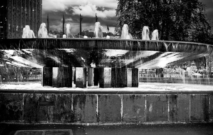 <p>Wagenbachbrunnen auf dem Luzerner Europaplatz. (Bild: ©Marc Althauser)</p>