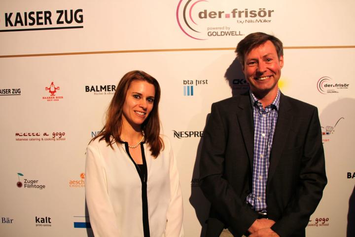 <p>Melanie Koch vom zentralplus-Verlag und Christian Hug, Geschäftsführer MMV Online AG.</p><p> </p>