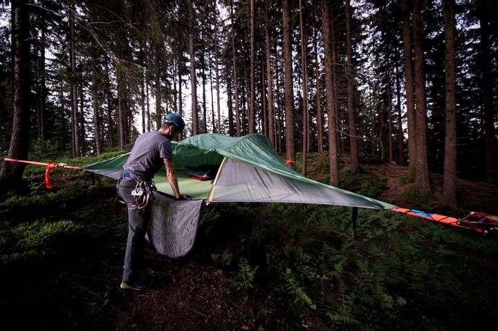 <p>Ein Zelt wie ein Ufo: das sogenannte Tree Tent.</p>