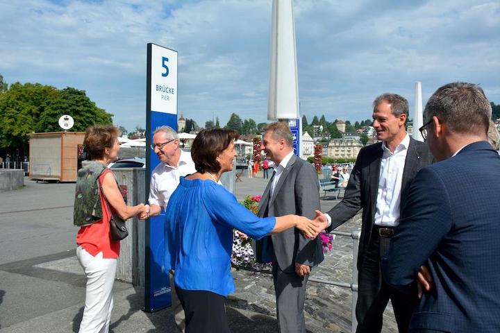 <p>Der Bundesrat besuchte auf seinem «Schuelreisli» auch Luzern.</p>