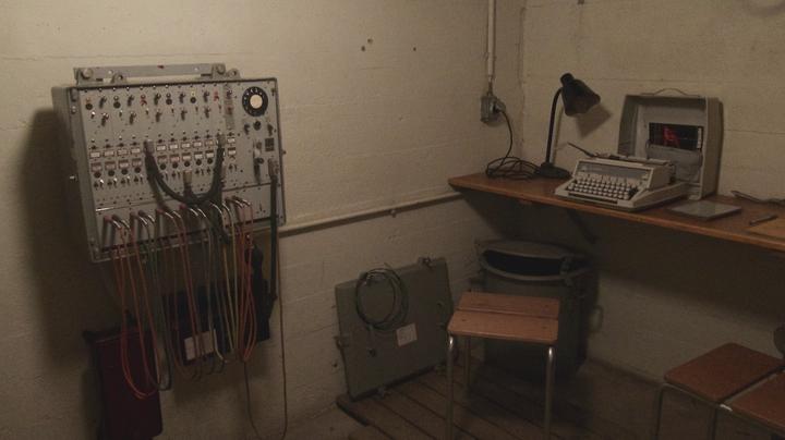 <p>Die Telefonzentrale Philippsburg, welche alle Bunker in der Umgebung miteinander verband.</p>