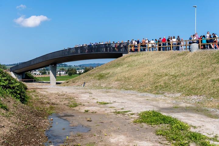<p>Die Brücke ist 66 Meter lang. (Bild: Andreas Busslinger/zVg)</p>
