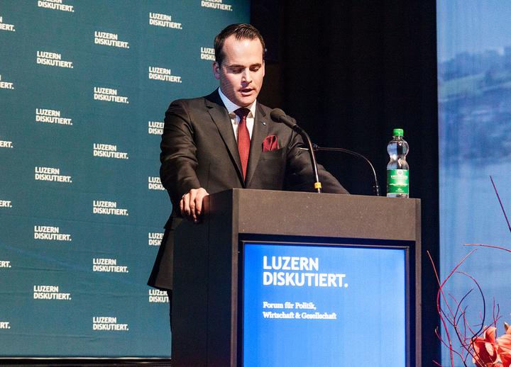 <p>Der Luzerner FDP-Ständerat Damian Müller organisierte den Anlass.</p>