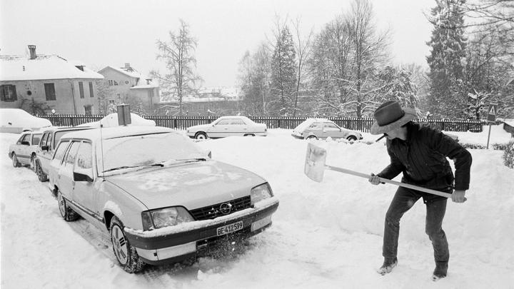 <p>Schneefall in Luzern 1986</p>