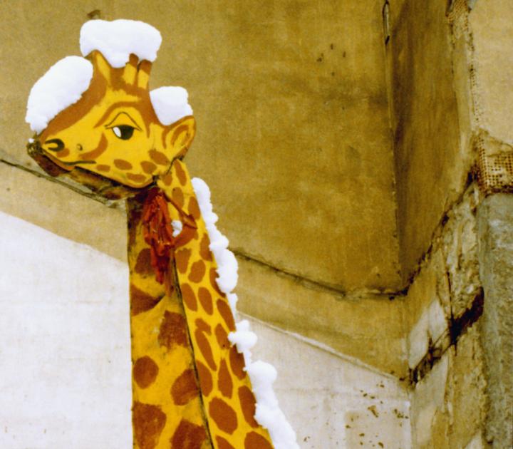 <p>Die Giraffe vor dem ehemaligen Gebäude an der Baselstrasse 21.</p>
