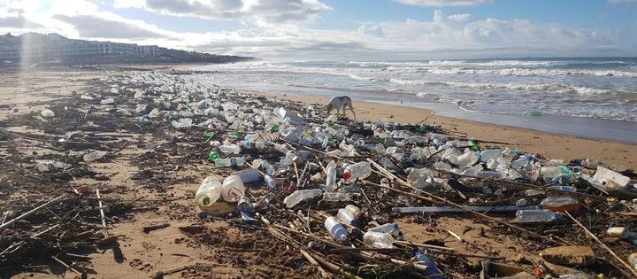 <p>Sonnenschirme, Plastikstühle der Restaurants an der Küste, tonnenweise Abfall… alles schwemmte es mit.</p>