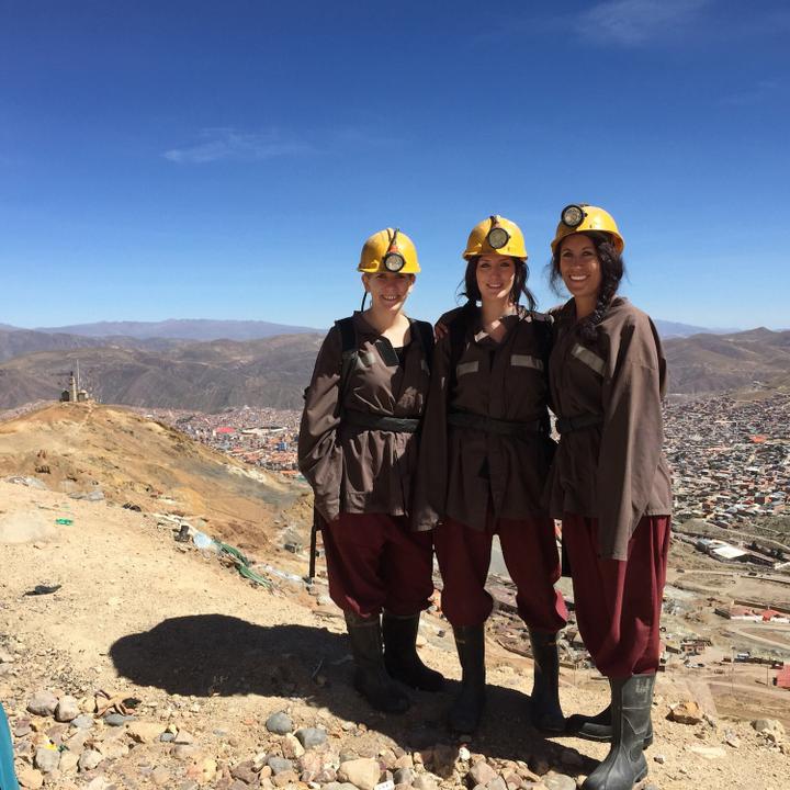 <p>Besuch in einer Mine im bolivianischen Potosí. (Bild: Eliane Huonder)</p>