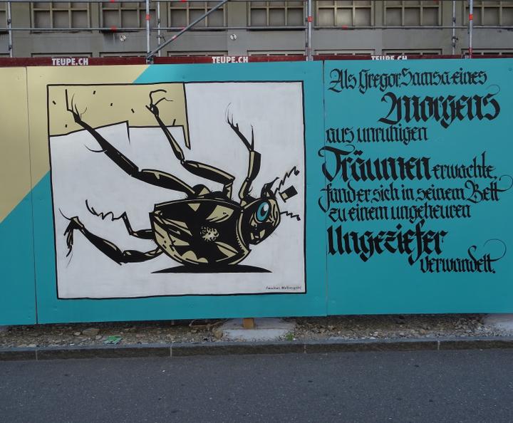 <p>Kafkas Käfer inspirierte den Luzerner Grafiker Amadeus Waltenspühl.</p>
<p> </p>