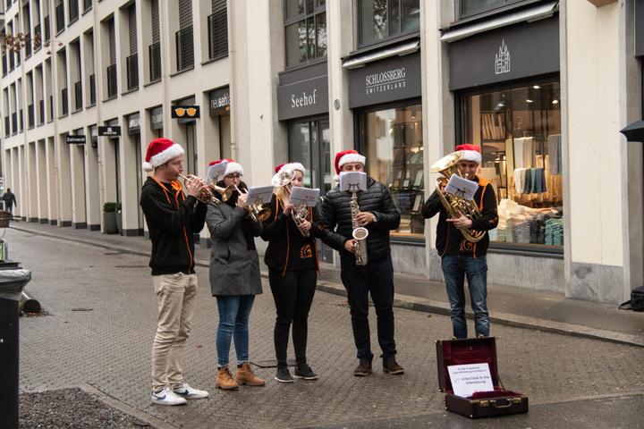 <p>Ein Ständchen in Ehren: So sieht Weihnachten in Luzern aus.</p>