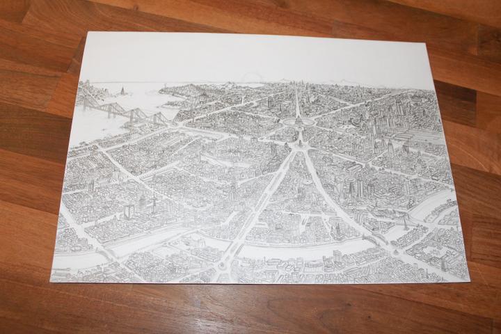 <p>An diesem Stadtbild zeichnete Frederic Siegel über drei Jahre: «Das war ein Monsterprojekt. Immer und immer wieder habe ich da weitergemacht.»</p>