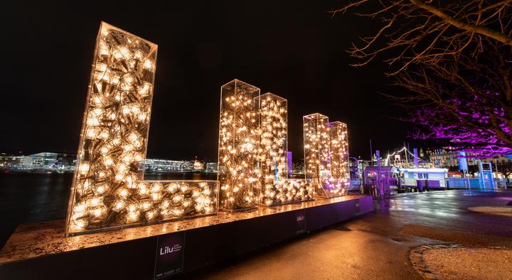 <p>«Lilu» heisst das Lichtfestival abgekürzt. (Bild: Luzern Tourismus/Elmar Bossard)</p>
