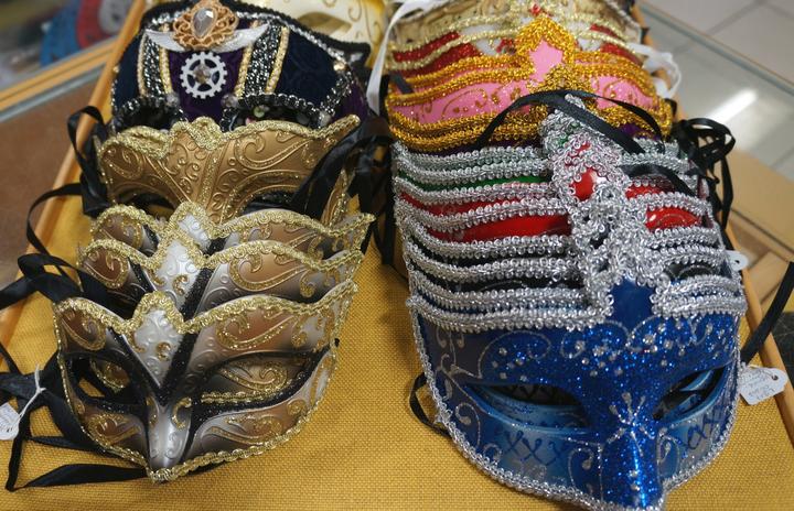 <p>Venezianische Masken Bild: Nicole Aeschlimann</p>