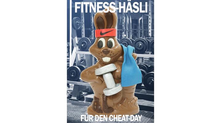 <p>Liebe Protein-Fans, dieser Hase ist perfekt für den Cheatday. Unnötige Kalorien? Nicht mit unserem Fitness-Häsli.</p>