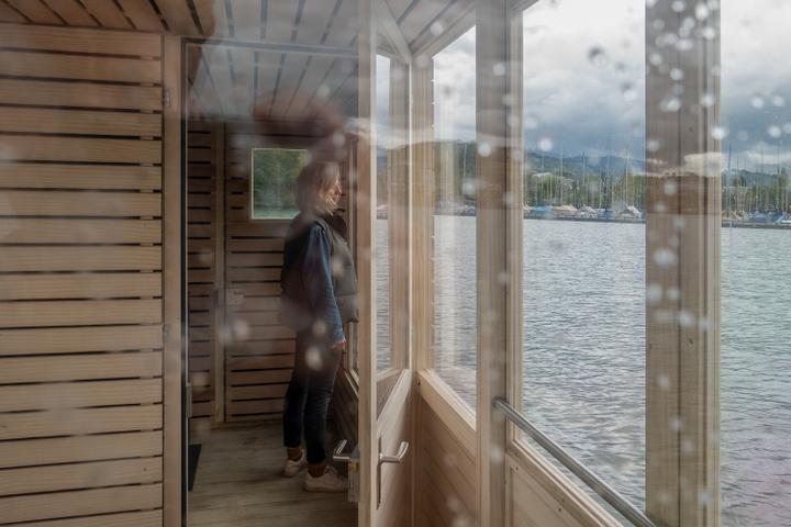 <p>Endlich Saunawetter: Richtig gemütlich wird’s auf dem Saunaboot, wenn’s draussen nass und kalt ist.</p>