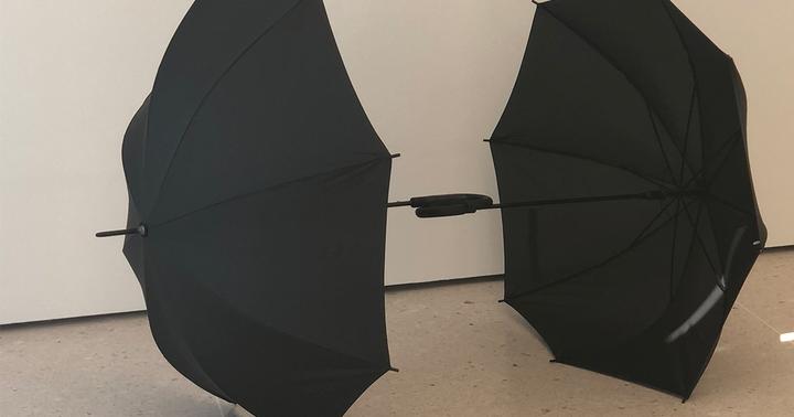 <p>Installation:Regenschirme, die mit dem Publikum in den Dialog treten.</p>
