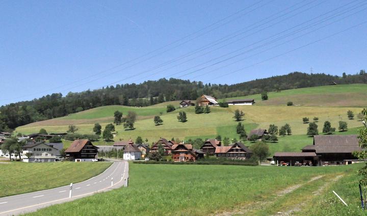 <p>Idyllisch: Ortbild des Weilers Haltikon.</p>
