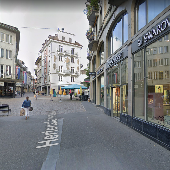 Hier soll der künftige Sprüngli-Verkaufsladen in Luzern entstehen.